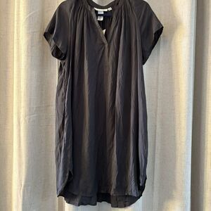 H&M L.O.G.G. Women Gray Casual Tunic Dress Size 2